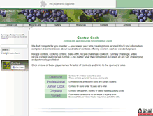 Tablet Screenshot of contestcook.com